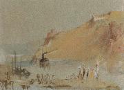river scene with steamboat, J.M.W. Turner